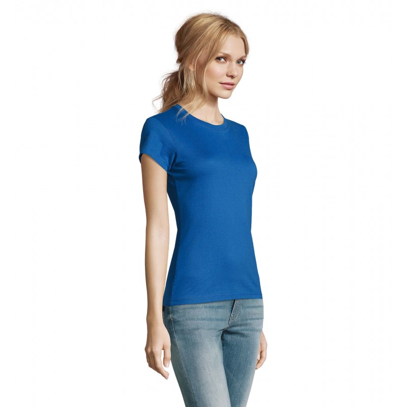 Sol's - Tee-shirt femme col rond IMPERIAL WOMEN - Royal