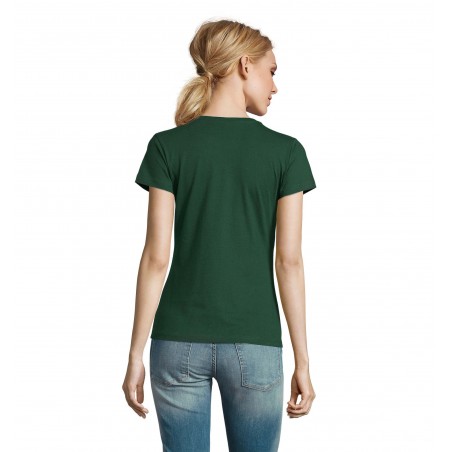 Sol's - Tee-shirt femme col rond IMPERIAL WOMEN - Vert Bouteille