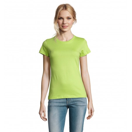 Sol's - Tee-shirt femme col rond IMPERIAL WOMEN - Vert Pomme