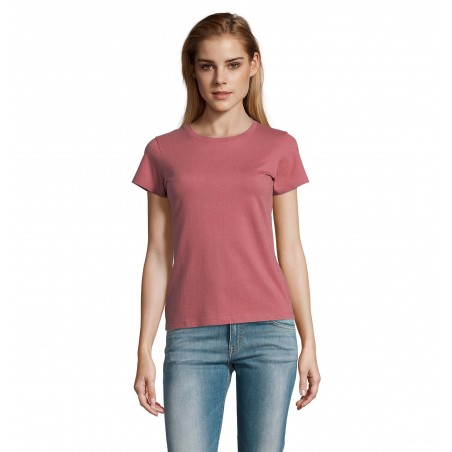 Sol's - Tee-shirt femme col rond IMPERIAL WOMEN - Vieux Rose
