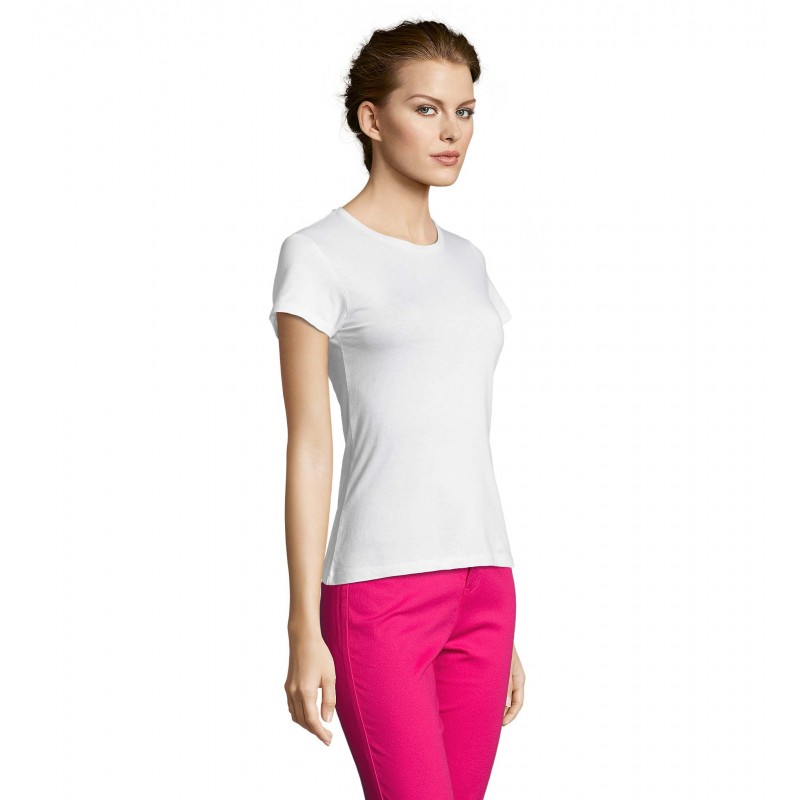 Sol's - Tee-shirt femme MISS - Blanc