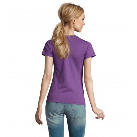 Sol's - Tee-shirt femme col rond IMPERIAL WOMEN - Violet Clair