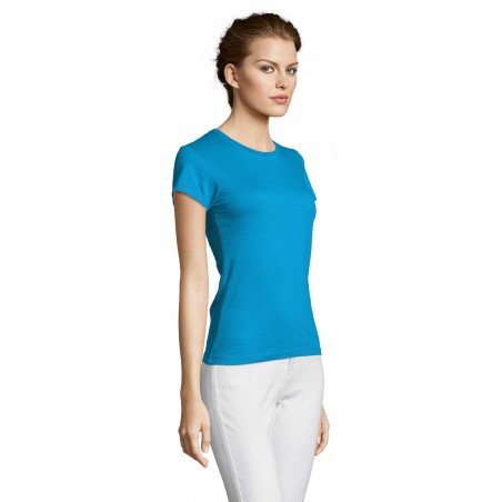 Sol's - Tee-shirt femme MISS - Aqua