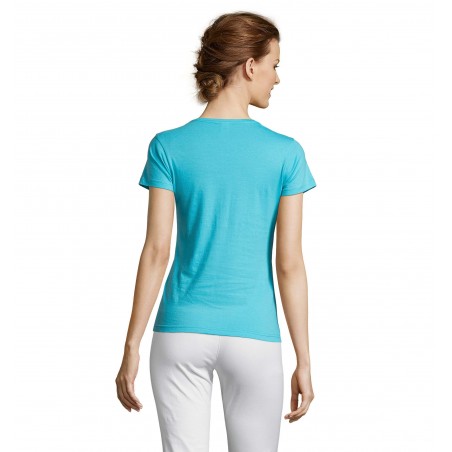 Sol's - Tee-shirt femme MISS - Bleu Atoll