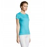 Sol's - Tee-shirt femme MISS - Bleu Atoll