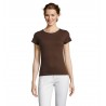 Sol's - Tee-shirt femme MISS - Chocolat