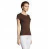Sol's - Tee-shirt femme MISS - Chocolat