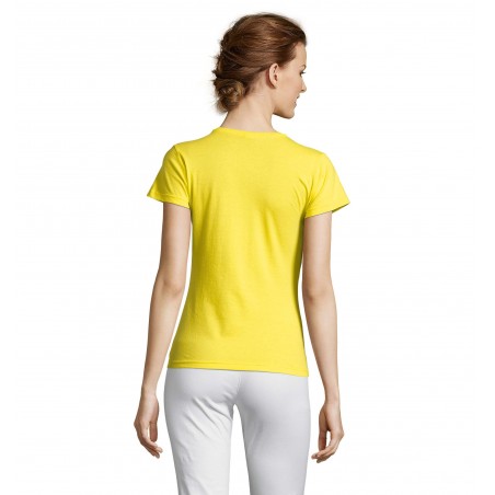 Sol's - Tee-shirt femme MISS - Citron