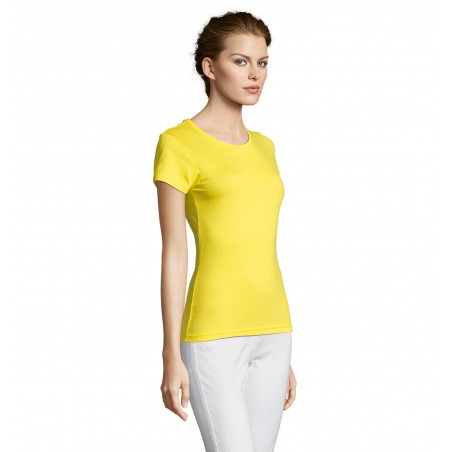 Sol's - Tee-shirt femme MISS - Citron