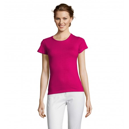 Sol's - Tee-shirt femme MISS - Fuchsia
