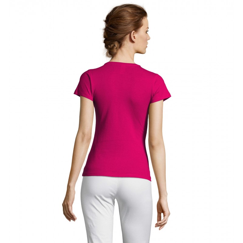 Sol's - Tee-shirt femme MISS - Fuchsia