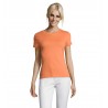 Sol's - Tee-shirt femme col rond REGENT WOMEN - Abricot