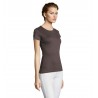 Sol's - Tee-shirt femme MISS - Gris Foncé