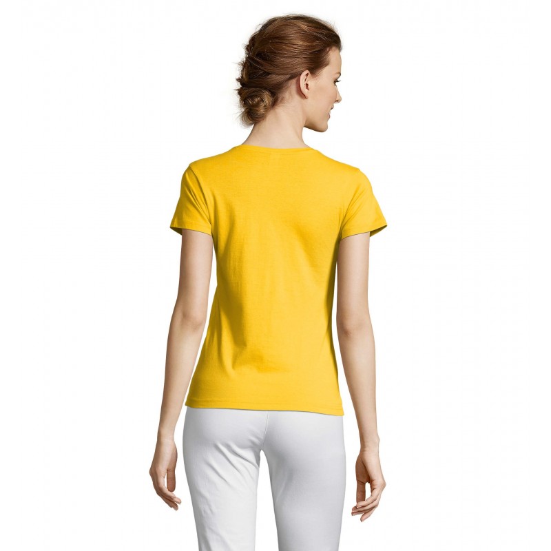 Sol's - Tee-shirt femme MISS - Jaune