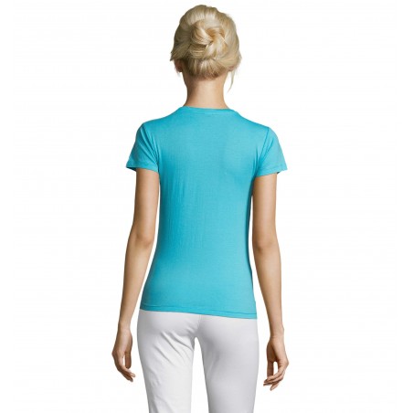 Sol's - Tee-shirt femme col rond REGENT WOMEN - Bleu Atoll