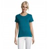 Sol's - Tee-shirt femme col rond REGENT WOMEN - Bleu Canard