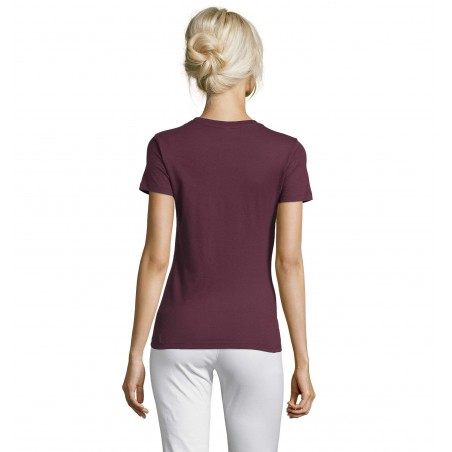 Sol's - Tee-shirt femme col rond REGENT WOMEN - Bordeaux