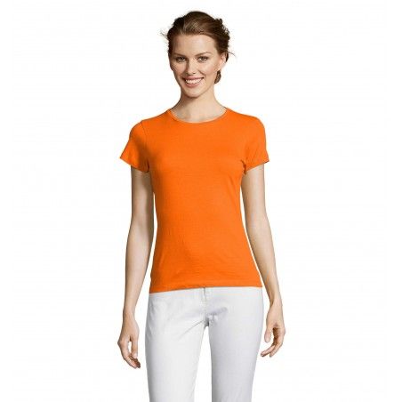 Sol's - Tee-shirt femme MISS - Orange