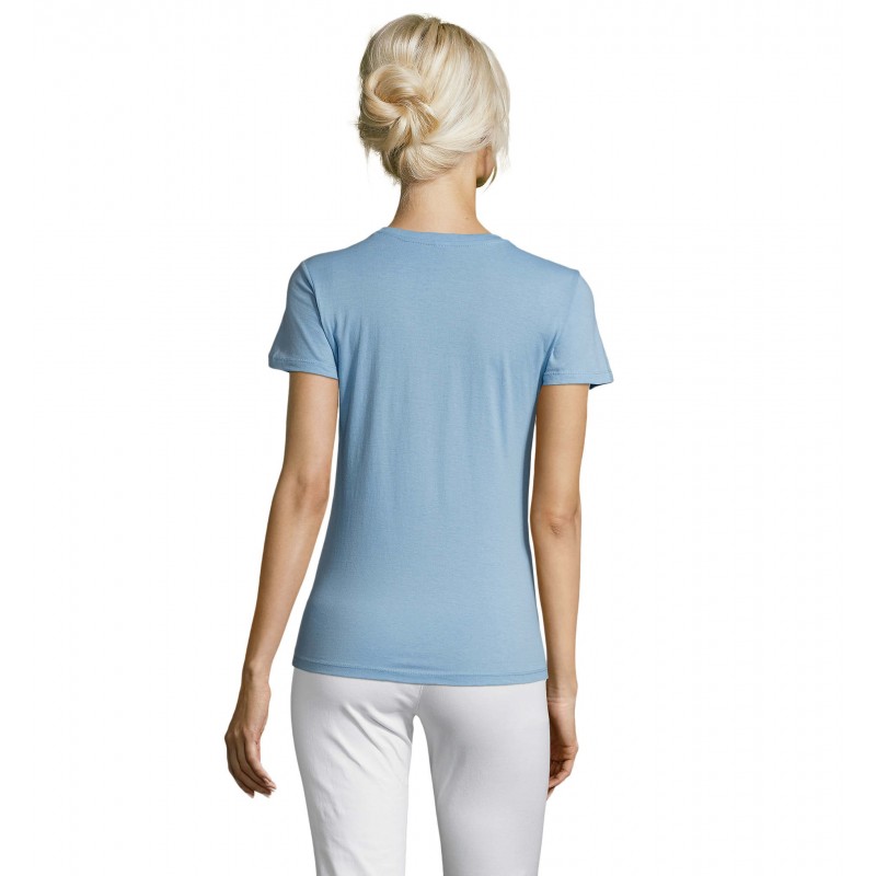 Sol's - Tee-shirt femme col rond REGENT WOMEN - Ciel