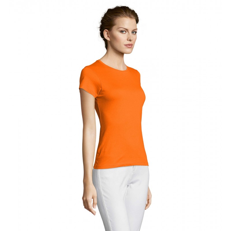 Sol's - Tee-shirt femme MISS - Orange