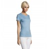 Sol's - Tee-shirt femme col rond REGENT WOMEN - Ciel