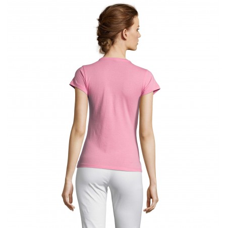 Sol's - Tee-shirt femme MISS - Rose Orchidée