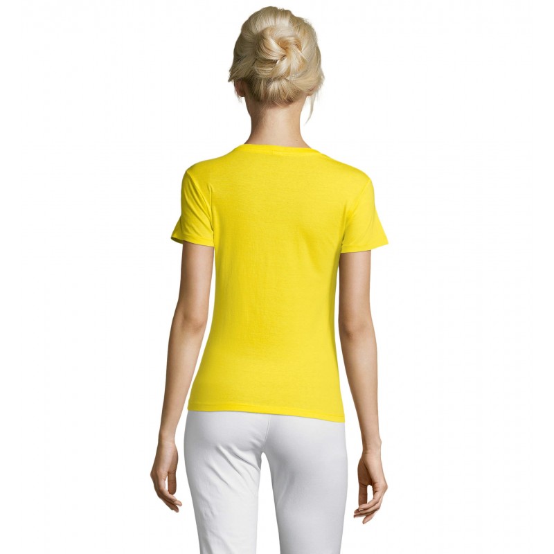 Sol's - Tee-shirt femme col rond REGENT WOMEN - Citron