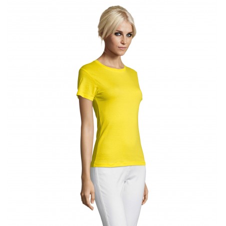 Sol's - Tee-shirt femme col rond REGENT WOMEN - Citron