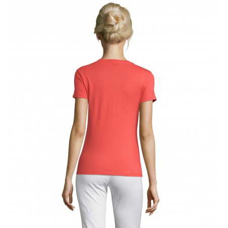 Sol's - Tee-shirt femme col rond REGENT WOMEN - Corail