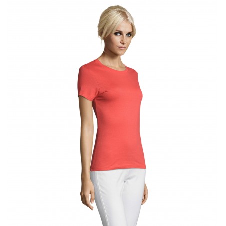 Sol's - Tee-shirt femme col rond REGENT WOMEN - Corail