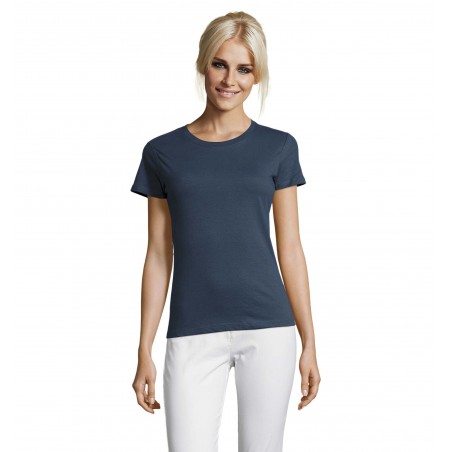 Sol's - Tee-shirt femme col rond REGENT WOMEN - Denim