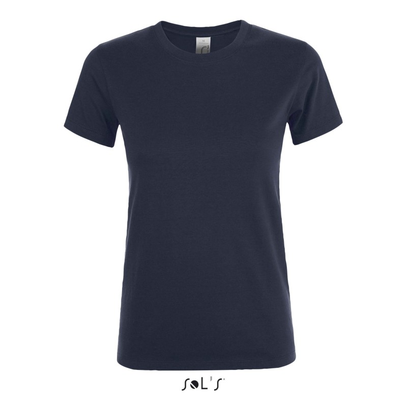 Sol's - Tee-shirt femme col rond REGENT WOMEN - French Marine