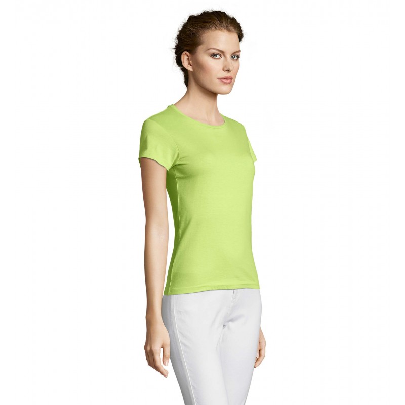 Sol's - Tee-shirt femme MISS - Vert Pomme