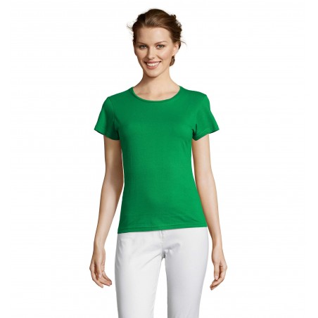 Sol's - Tee-shirt femme MISS - Vert Prairie