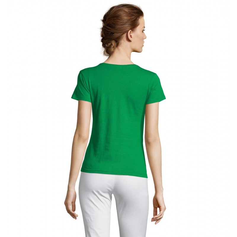 Sol's - Tee-shirt femme MISS - Vert Prairie