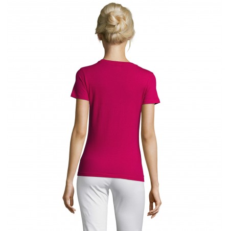 Sol's - Tee-shirt femme col rond REGENT WOMEN - Fuchsia