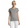 Sol's - Tee-shirt femme col rond REGENT WOMEN - Gris Chiné