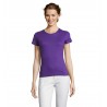 Sol's - Tee-shirt femme MISS - Violet Foncé