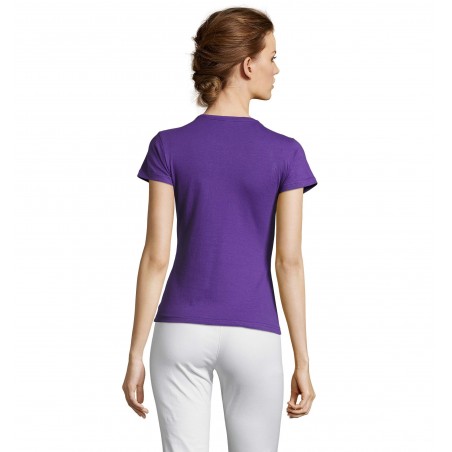 Sol's - Tee-shirt femme MISS - Violet Foncé
