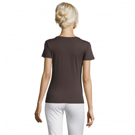 Sol's - Tee-shirt femme col rond REGENT WOMEN - Gris Foncé