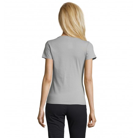 Sol's - Tee-shirt femme col rond REGENT WOMEN - Gris Pur