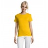 Sol's - Tee-shirt femme col rond REGENT WOMEN - Jaune