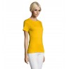 Sol's - Tee-shirt femme col rond REGENT WOMEN - Jaune