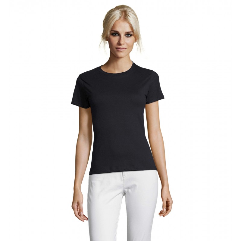 Sol's - Tee-shirt femme col rond REGENT WOMEN - Marine