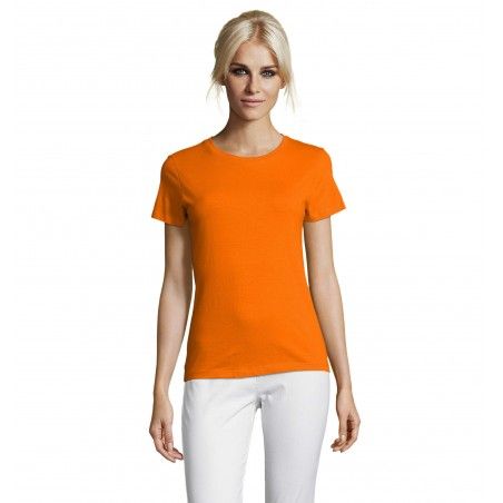Sol's - Tee-shirt femme col rond REGENT WOMEN - Orange