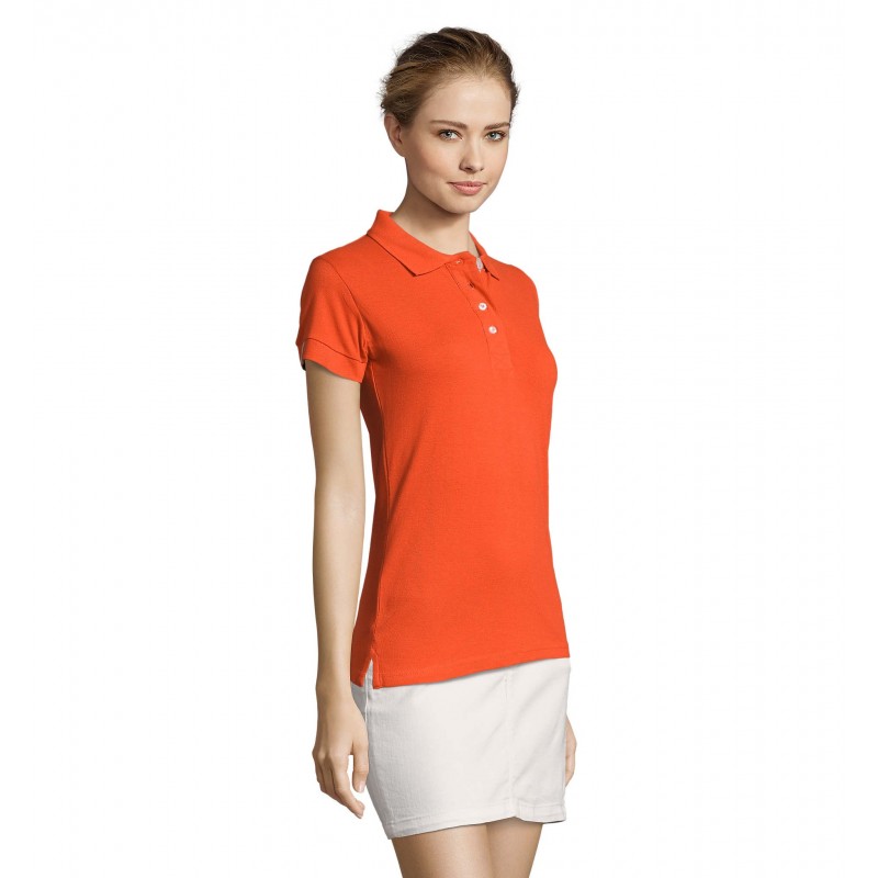 Sol's - Polo femme PORTLAND WOMEN - Orange Brûlée