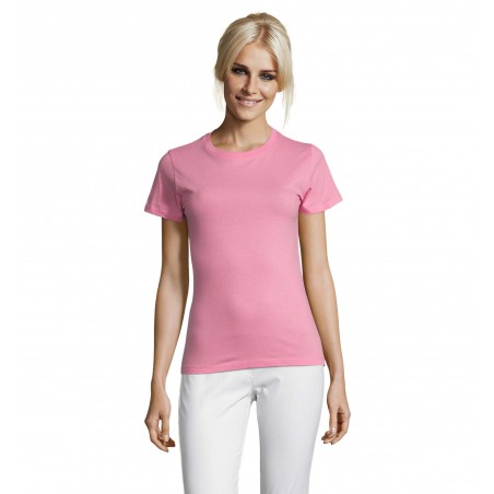 Sol's - Tee-shirt femme col rond REGENT WOMEN - Rose Orchidée