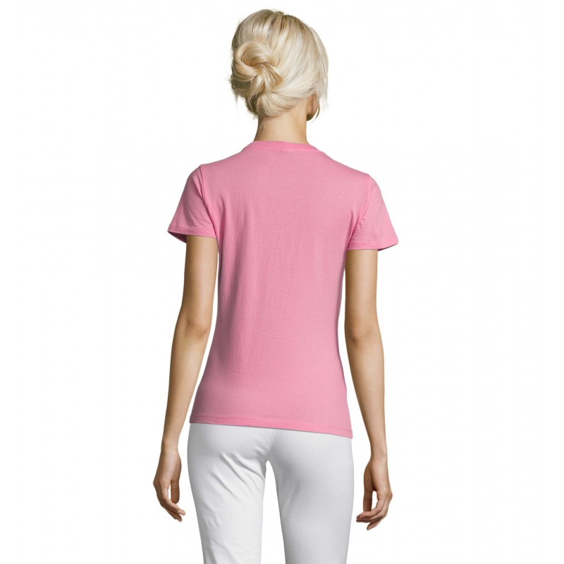 Sol's - Tee-shirt femme col rond REGENT WOMEN - Rose Orchidée