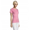 Sol's - Tee-shirt femme col rond REGENT WOMEN - Rose Orchidée