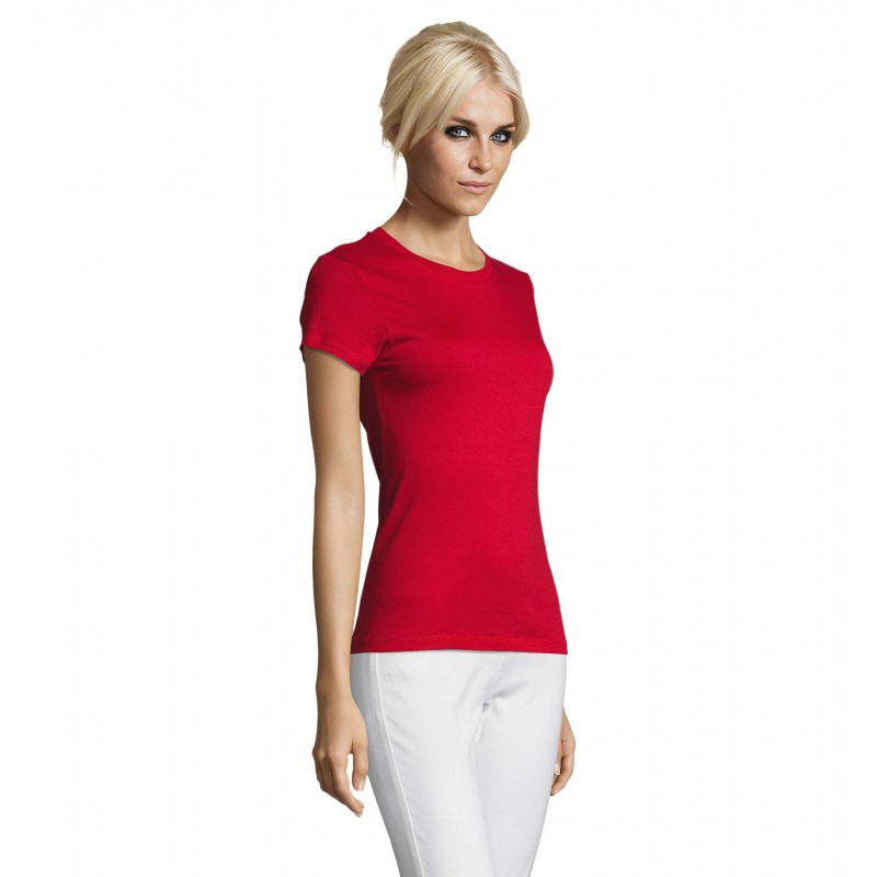 Sol's - Tee-shirt femme col rond REGENT WOMEN - Rouge